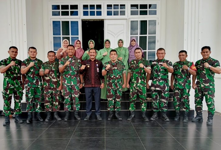 Pj. Bupati Asraf Sambut Kunjungan Kerja Kepala Kesdam II/Sriwijaya ke Kabupaten Kerinci