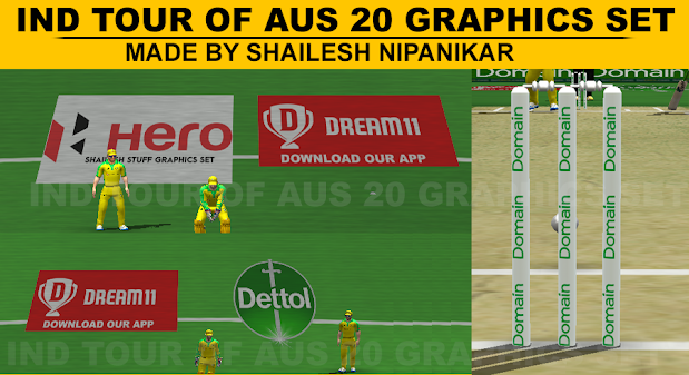 India Tour Of Australia 20-21 Graphics Set For EAC07 by Shailesh Stuff