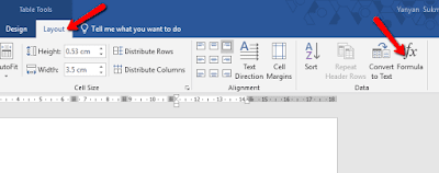 Cara Menerapkan Rumus dalam Microsoft Word 