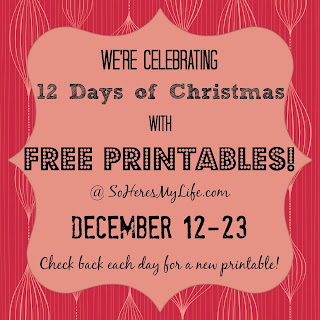 12 Days of Christmas Printables at soheresmy.life