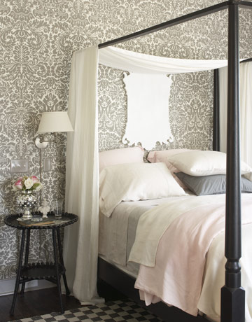 black and white damask wallpaper. lack and white damask