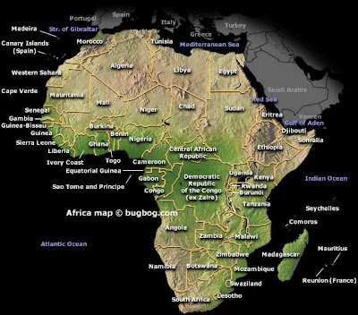 labeled map of africa with capitals. +africa+map+with+capitals