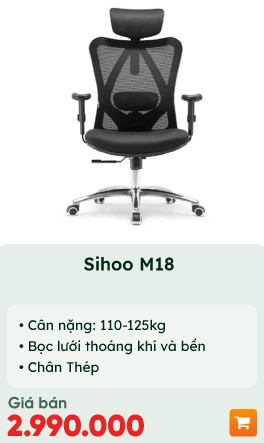 Ghế Sihoo M18
