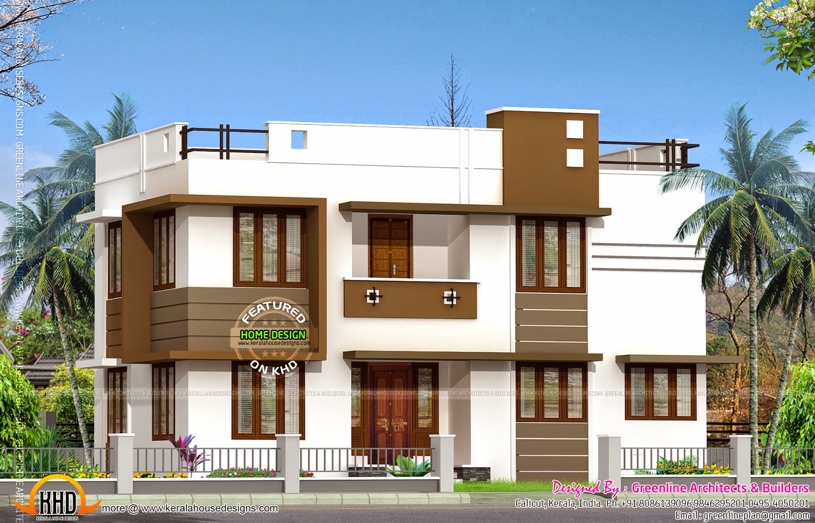 Low budget  double storied house  Kerala home  design and 