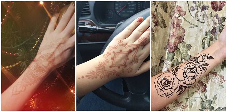 40 Gambar Tato Henna Mehndi India Di Jari Tangan Wanita Asli Cantik Dan Oke Banget