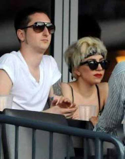 Lady Gaga and her Boyfriend engaged in commitment ceremony