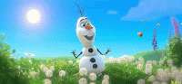 Frozen gif: Frozen -El verano de Olaf