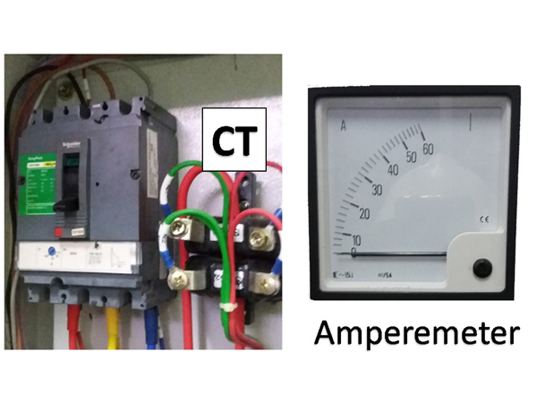 Ampere Meter CT Current Transformer dan perhitungannya