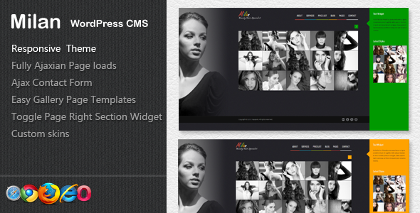 Milan - Beauty WordPress CMS Theme - ThemeForest Item for Sale