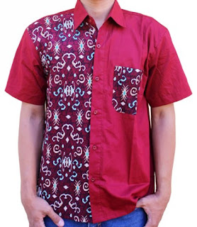  Model Baju Batik Kombinasi Dengan Kain Polos Untuk Seragam