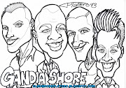 CÓMO SE HICIERON LAS CARICATURAS DE LOS CHICOS DE GANDÍA SHORE (chicos gandã­a shore pasado tinta gruesa platero)