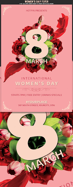  Women's Day Flyer Template
