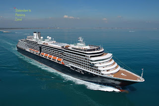 Our Holland America Cruise Ship - Panama Canal