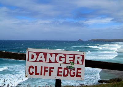 danger cliff edge