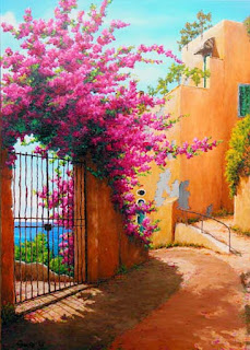 Paisajes de Flores Hermosas Pinturas