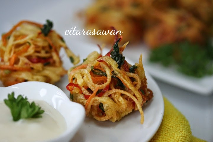 Cucur Kentang Sarang Burung / Bird Nest Potato Fritters 