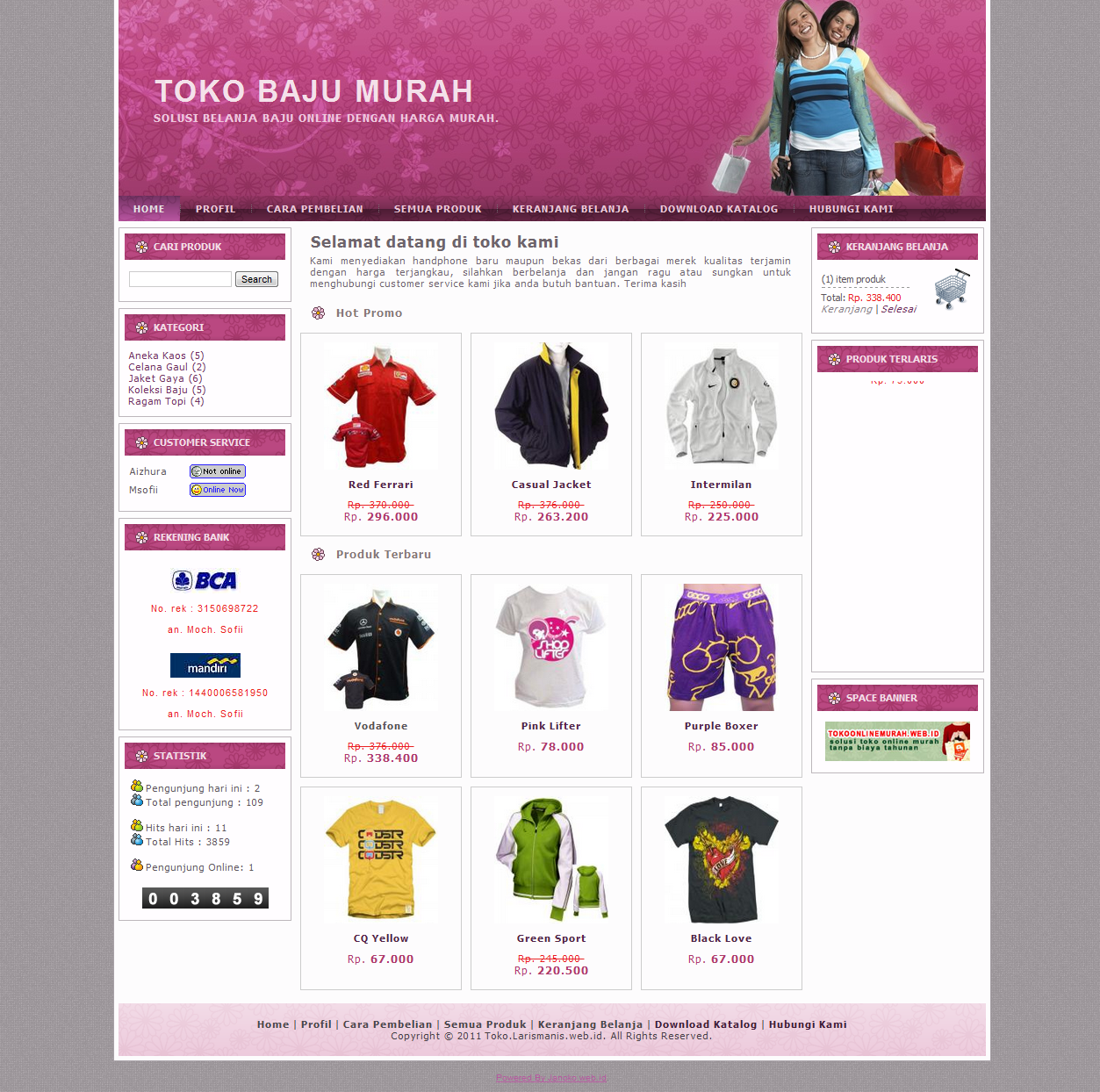 Contoh Website Toko Online images