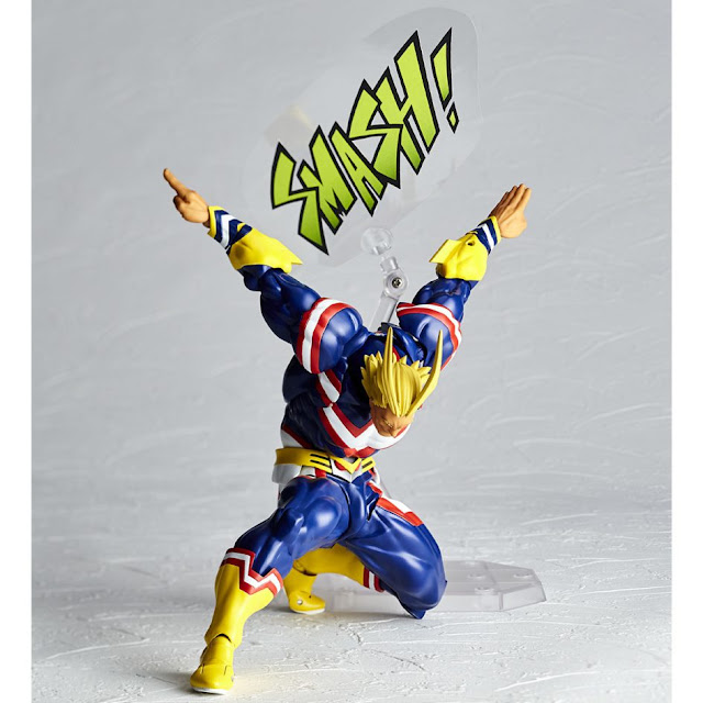 Figuras: Alucinante Revoltech de All Might de My Hero Academia - Kaiyodo