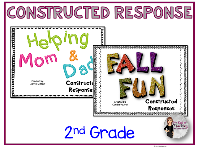 Constructed response 2nd grade