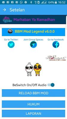 BBM MOD THE LEGEND v6.0.0 Based v2.13.1.14 Apk