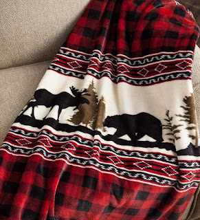 geyik ayı battaniye ev dekorasyon