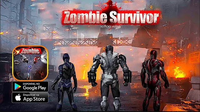 لعبه Zombie Survivor io Roguelike (Android IOS) Gameplay اخر اصدار للموبايل