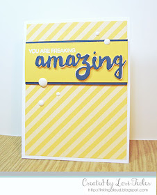 You Are Freaking Amazing card-designed by Lori Tecler/Inking Aloud-stamps and dies from My Favorite Things