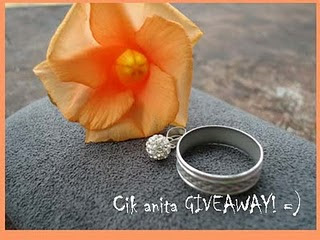 Cik Anita Songeh Giveaway