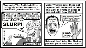 Trump rapture comic book