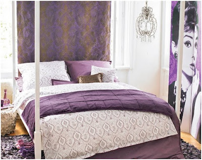 VIOLET BEDROOMS PURPLE DORMITORIES LILAC ROOMS - Ideas to decorate