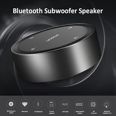 F4 Portable Mini Wireless Bluetooth Speaker TF Card Aux-in Stereo Speaker with Mic 