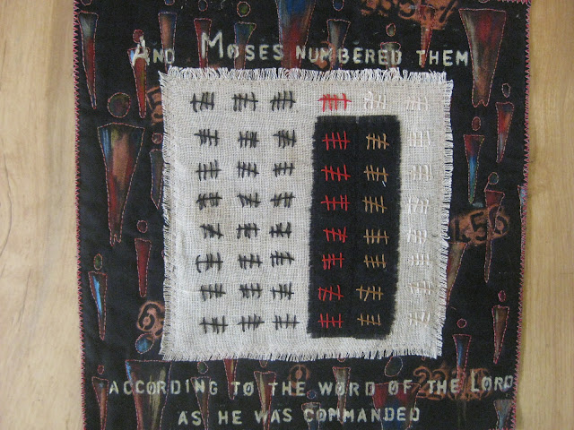 Final art quilt Numbers 3:16