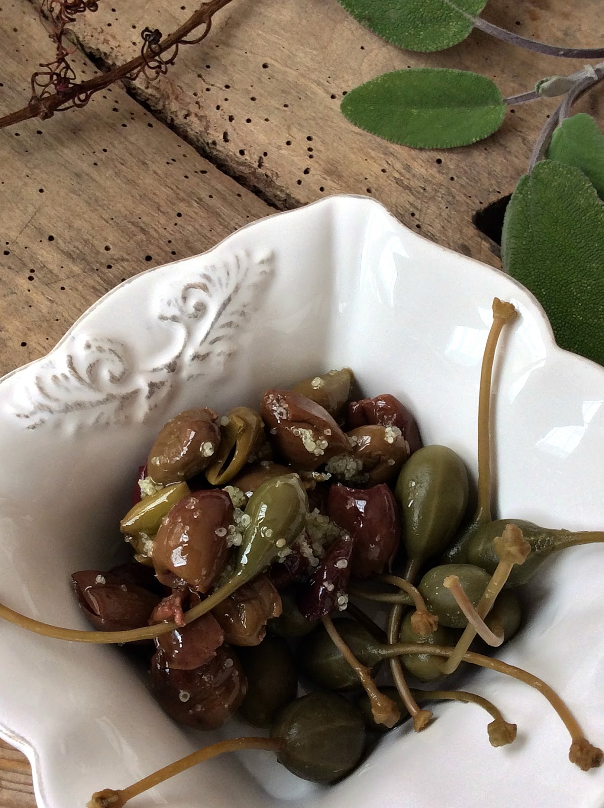 cucunci e olive taggiasche