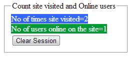 How to Count number of times website visited and online ...