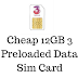  Buy 3 Data Sim Card in Cheap Price