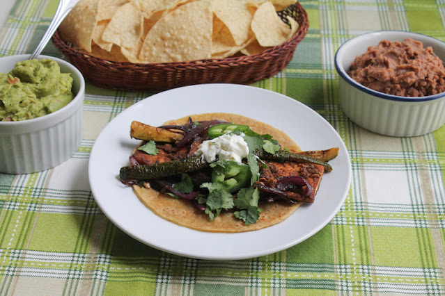 Food Lust People Love: These marinated tofu zucchini soft tacos are a tasty, easy meal the whole family will enjoy with just the right hint of smokiness and spice.