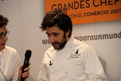 DIEGO GUERRERO EN LA PRESENTACIÓN LIBRO RECETAS PARA UN MUNDO MEJOR. BLOG ESTEBAN CAPDEVILA