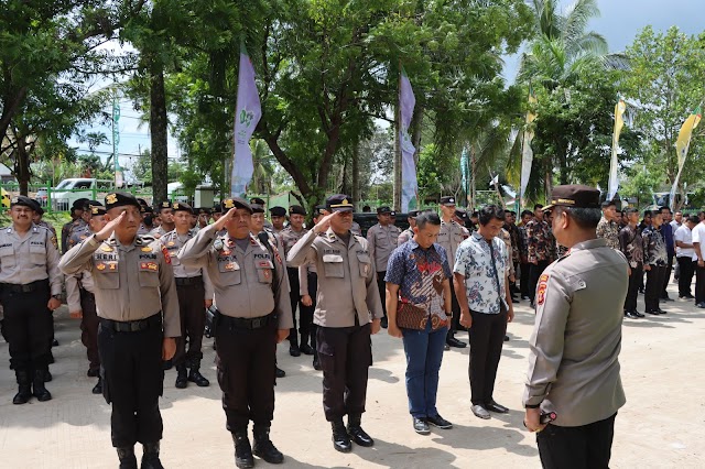 Ops Mantap Brata 2023, Ratusan Personel Gabungan Disiagakan Kawal Kedatangan Capres Anies Baswedan di Balikpapan