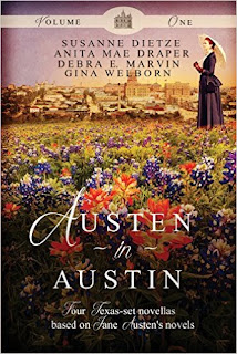 Book Cover: Austen in Austin Volume 1 by Gina Welborn, Anita Mae Draper, Susanne Dietze and Debra E. Marvin