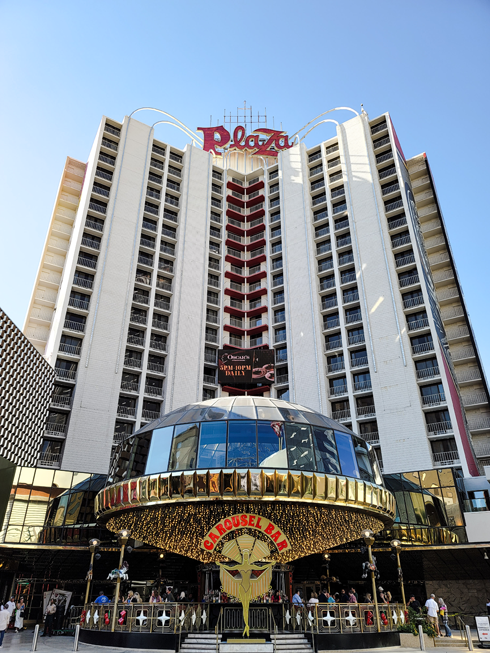 Plaza Hotel Casino Las Vegas Downtown Vintage