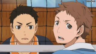 ハイキュー!! アニメ 第1期16話 澤村大地 池尻隼人 | HAIKYU!! Episode 16