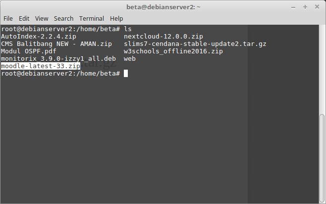 Installasi Moodle Pada Server Sekolah