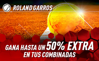 sportium promo Combinadas Roland Garros 2019