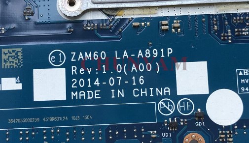 ZAM60 LA-A891P Rev 1.0 (A00) Bios Dell Latitude E5250