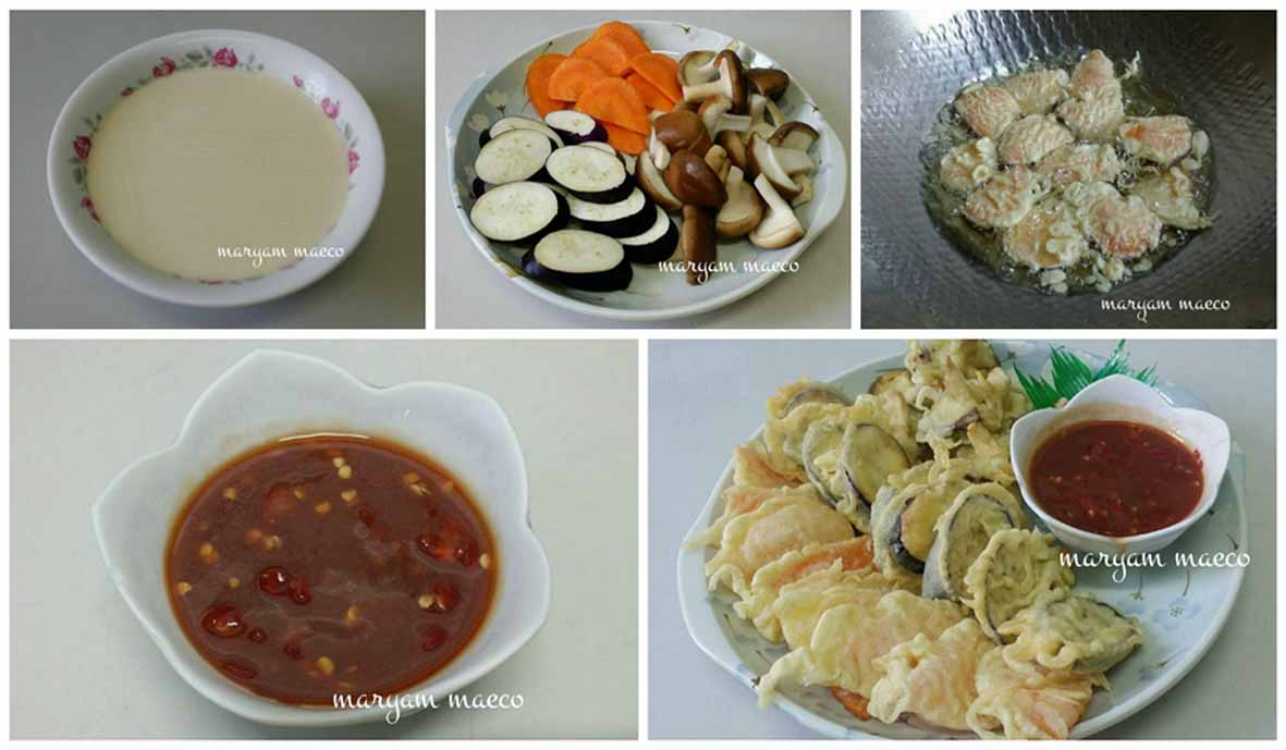 Resep Tempura Sayur Enak, Renyah, Lengkap Dengan Saos Sambal Pedas Andalan