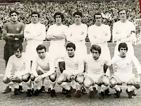 REAL MADRID C. F. Temporada 1972-73. García Remón, José Luis, Benito, Touriño, Pirri, Zoco. Aguilar, Grosso, Santillana, Velázquez y Rafa Marañón. REAL MADRID C. F. 6 REAL SOCIEDAD DE FÚTBOL 1 Domingo 17/12/1972, 16:30 horas. Campeonato de Liga de 1ª División, jornada 15. Madrid, estadio Santiago Bernabéu. GOLES: 0-1: 20’, Araquistain.1-1: 41’, Aguilar. 2-1: 44’, Pirri, de penalti. 3-1: Velázquez. 4-1: 57’, Pirri. 5-1: 60’, Santillana. 6-1: 80’, Aguilar.