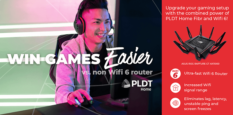 Upgrade your WiFi network with PLDT Home Fibr and ASUS ROG Rapture GT-AX11000 router