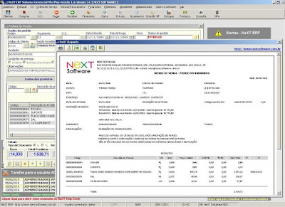 NeXT ERP NFe Plus estilo relatorios