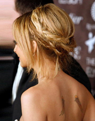Jennifer Lopez's updo hairstyle at the Elle Magazine's 15th Annual Women In