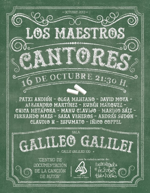 LOS MAESTROS CANTORES EL MIÉRCOLES 16 EN GALILEO GALILEI